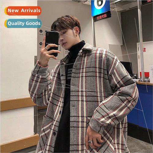 Hong Kong  son tweed coat mens spring and fall in the long s