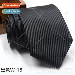 Ties 适用men Korean fashion work formal wear solid color 8CM