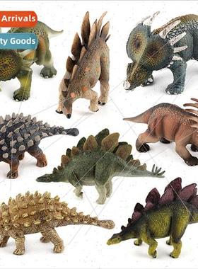 Jurassic Solid Stegosaurus Megalosaurus Model Toys Total 8