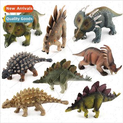 Jurassic Solid Stegosaurus Megalosaurus Model Toys Total 8