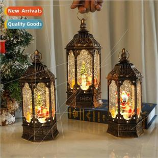 luminous music Christmas rotate gifts will float children