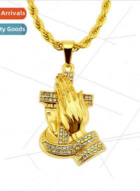 Jewellery Europe Hip Hop Diamond Encrusted Buddha Hand Penda