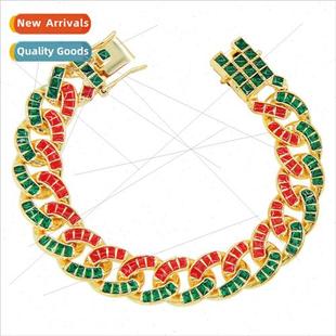 domineering colorful bracelet hip wide hop drop Europe oil