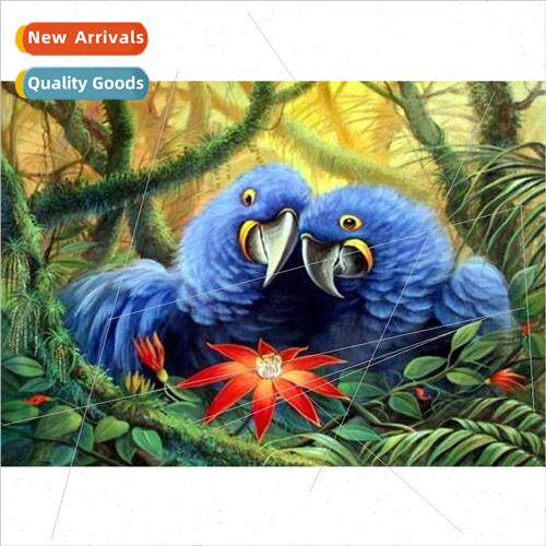 New hand-applied diamond full diamond living room animal lan
