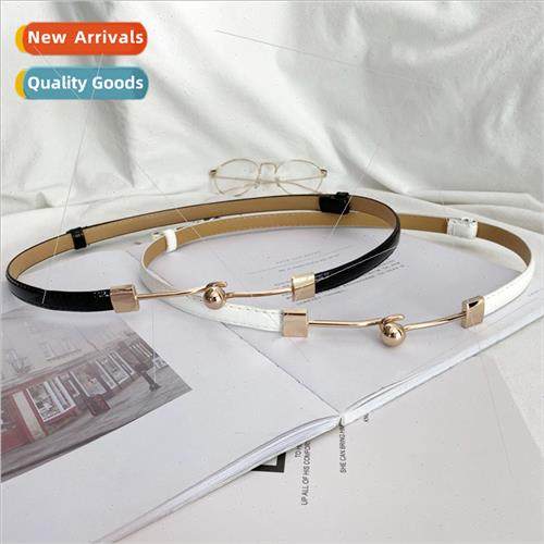 decorative skirt su simple small belt sweater waist Korean f