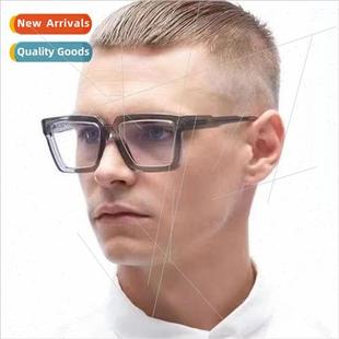 Europe retro glasses Frame class light 8774 blue Square anti