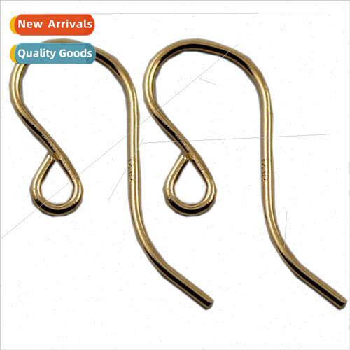 Korea cold wind ins simple K gold ear hooks female jewelry 1
