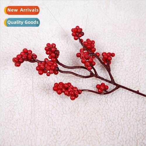 mulation Christmas berries red foam fru holly branch shootin