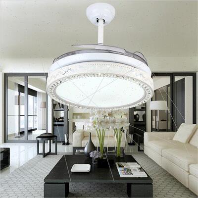 Invisible ceiling fan light fan light restaurant chandelier