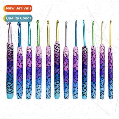 Colorful mermaid handle dch needle set Aluminum oxide single