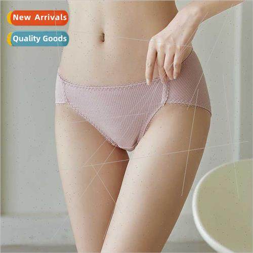 lk mid-waist small teeth edge panties thin high open vertica