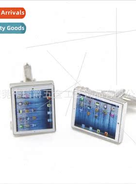 iPad silkscreen cufflinks cufflinks high-grade business cuff