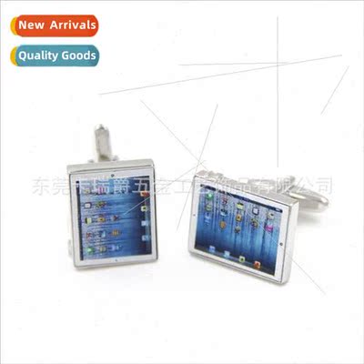 iPad silkscreen cufflinks cufflinks high-grade business cuff