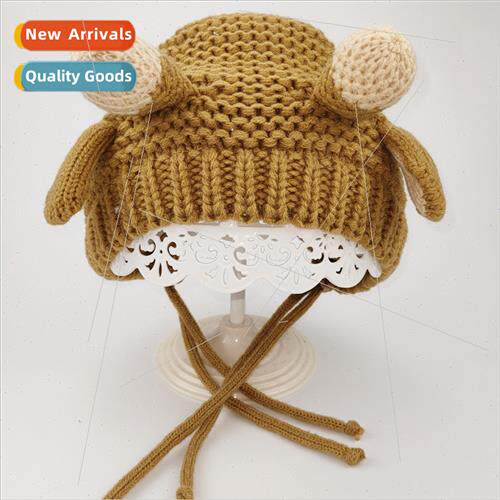 Children hats girls autumn winter new baby boys wh small ant