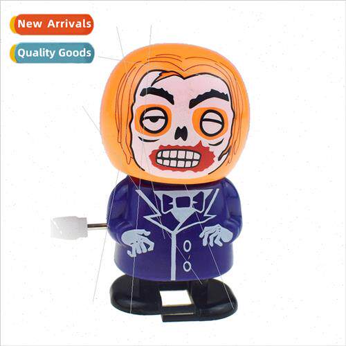 funny clockwork walking orange zombie on chain will walk dol