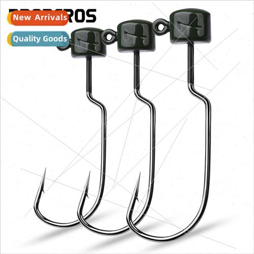 Ned Lead Head HooksSoft Worm HooksMicro-object Lead Head Hoo