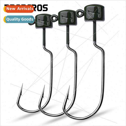 Ned Lead Head HooksSoft Worm HooksMicro-object Lead Head Hoo