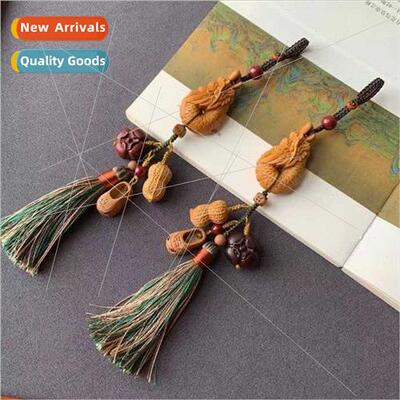 year dragon package hanging old mountain sandalwood carving