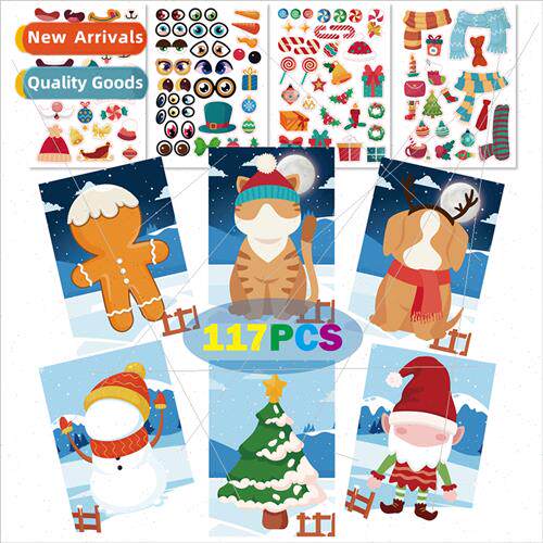 CM2207003 Christmas DIY Stickers Christmas Stickers Cartoon