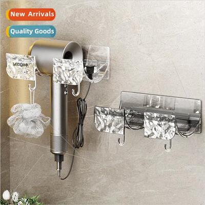 Hairdryer ShelfNo punch bathroom shelf wall storage rack wal