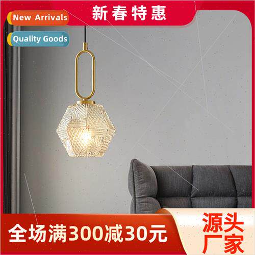 ght luxury bedroom bedside small chandelier Scandinavian sim
