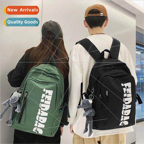 Schoolbag female new HK tide  multi-pocket large capacy trav