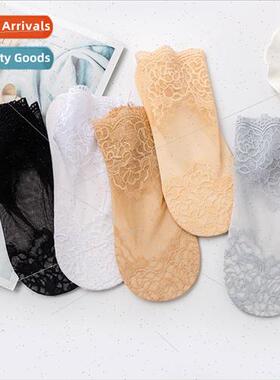 2021 spring summer new socks female lace lace socks cotton b