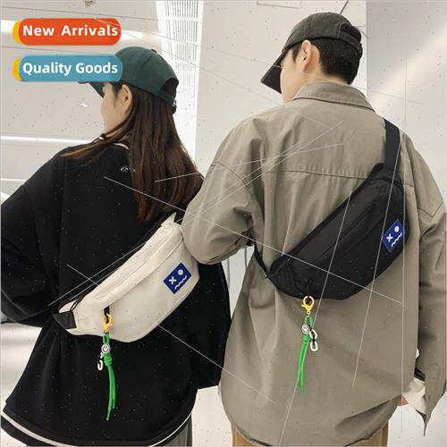 Men chest bag Japan tide shoulder bag ins student backpack f