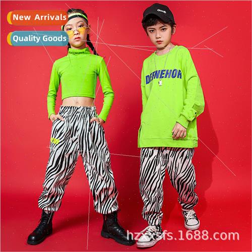 Girls Jazz Dance Costume Children Modeling Runway  Clothes F