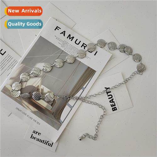 Waist Chain Women Thin Belt mple Hundred Dress Metal Small C