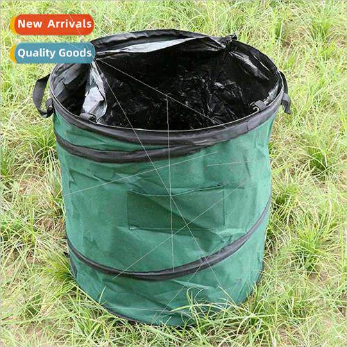 Outdoor Folding Trash Can Home Storage Bins Camping Convenie