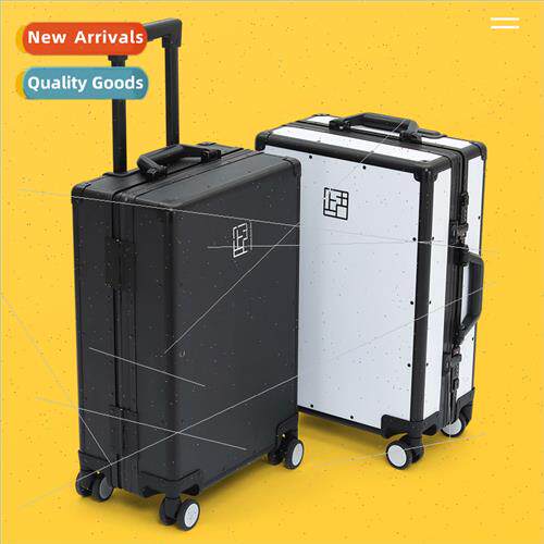 Aluminum frame trolley case 20 inch male business luggage me