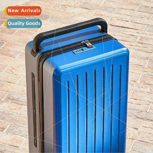 High-color solid color trolley case in middle wide trolley s
