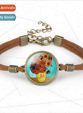 Van Gogh Famous Paintings Sunflower Starry ght  Portra Time