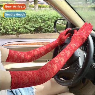 long thin breathable Summer sleeve lace sunscreen fas ladies