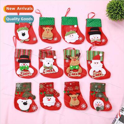 Christmas Stocking  Bags Small Candy Decoration  Bags Christ