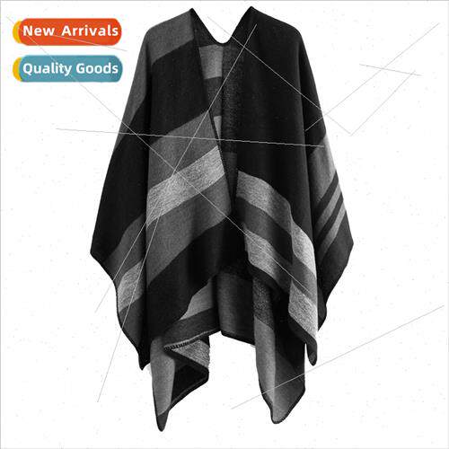 Scandinavian woven jacquard fall winter faux cashmere tie-dy