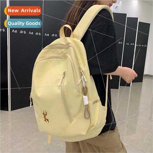 Junior school bag female large capacy Japan simple versatile