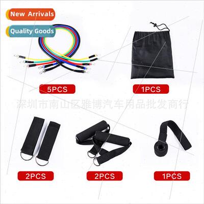 D-1124 tension rope 11 pieces set fitness equipment indoor s