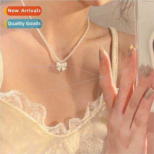 New Pearl Butterfly Necklace Pure Desire Premium che Necklac