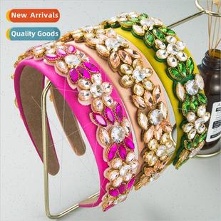 vintage baroque headband Hair bright Europe Korea colo bands