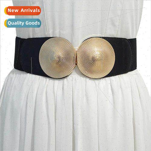 Women Belt Metal straw hat buckle decorative small waistband