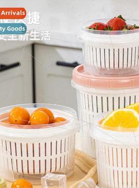 Kchen onion crisper draining refrigerator storage box put fr