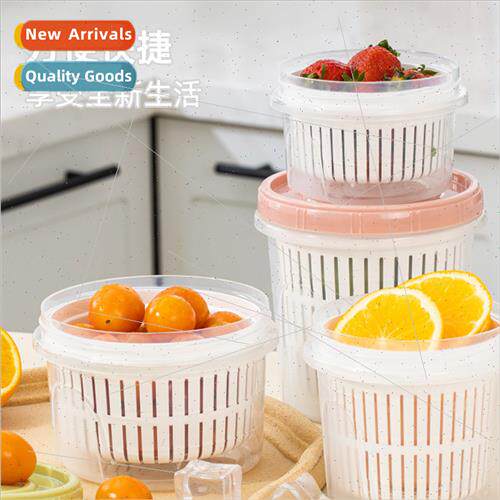 Kchen onion crisper draining refrigerator storage box put fr