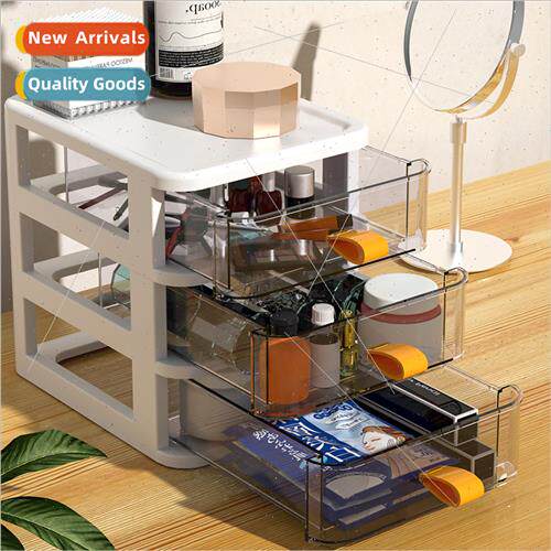 Transparent multi-layer storage box desktop drawer cosmetics