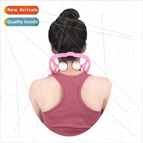 Plastic manual cervical spine massager household multifuncti
