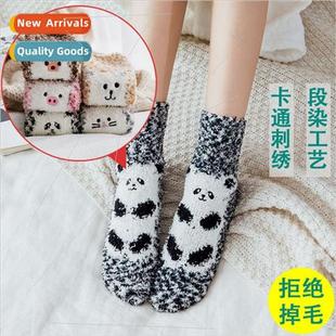 winter Europe velvet socks sock coral fall States Women Uned