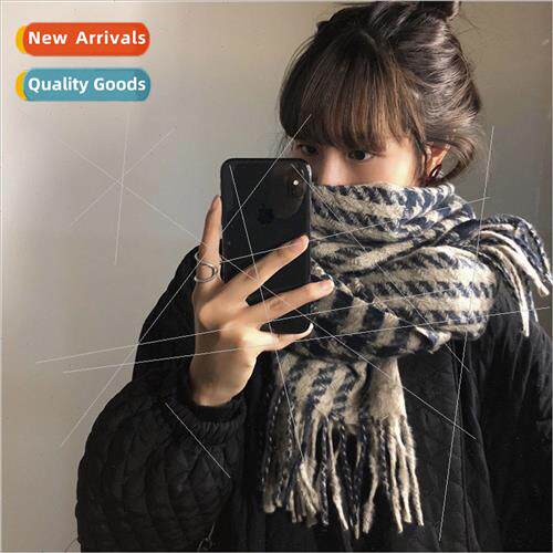 Winter new thousand birds ins imation cashmere scarf female
