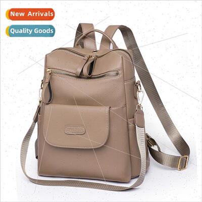 Retro Shoulder Bag new Women Soft Leather PU Large Capacy Du