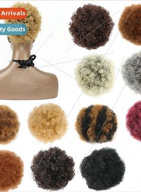 African chemical fiber hair package round net pill head bud